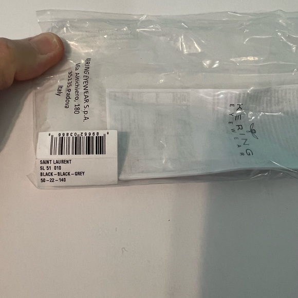 NWT Saint Laurent Sunglasses with Sparkling Heat Design - Picture 5 of 5